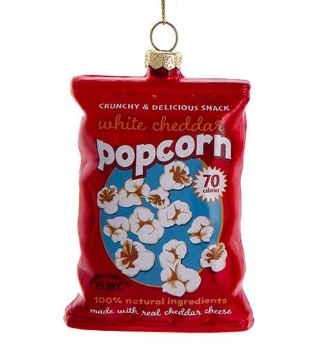 Snack Bag Glass Ornament - - Tampa Home & Garden Store
