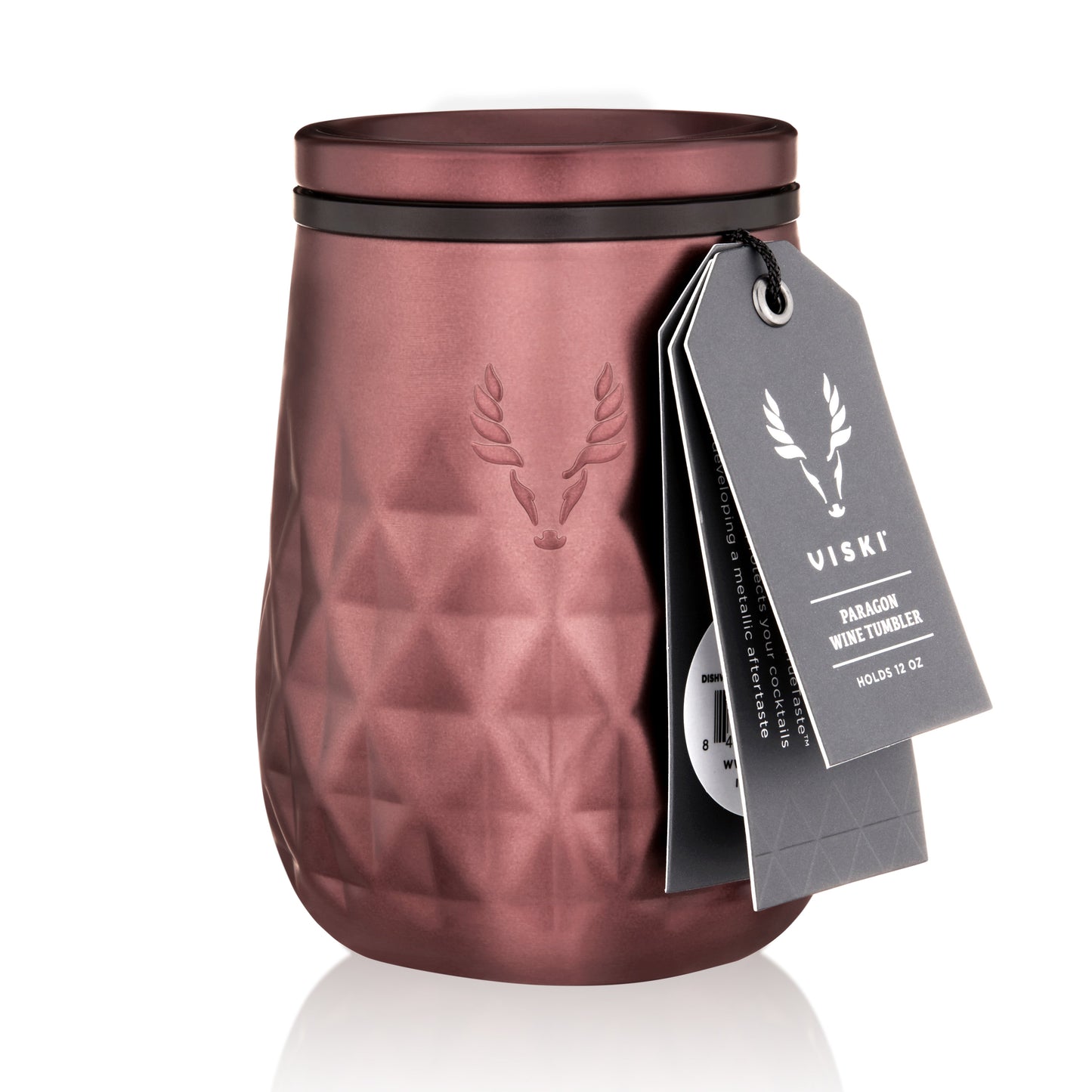 Large Paragon Wine Tumbler in Vintage Rose Finish