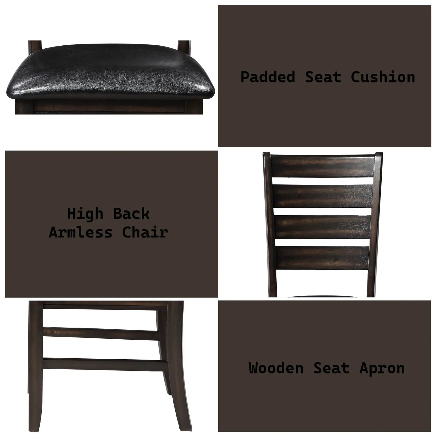 Urbana Side Chair Set of 2 in Modern Aesthetic