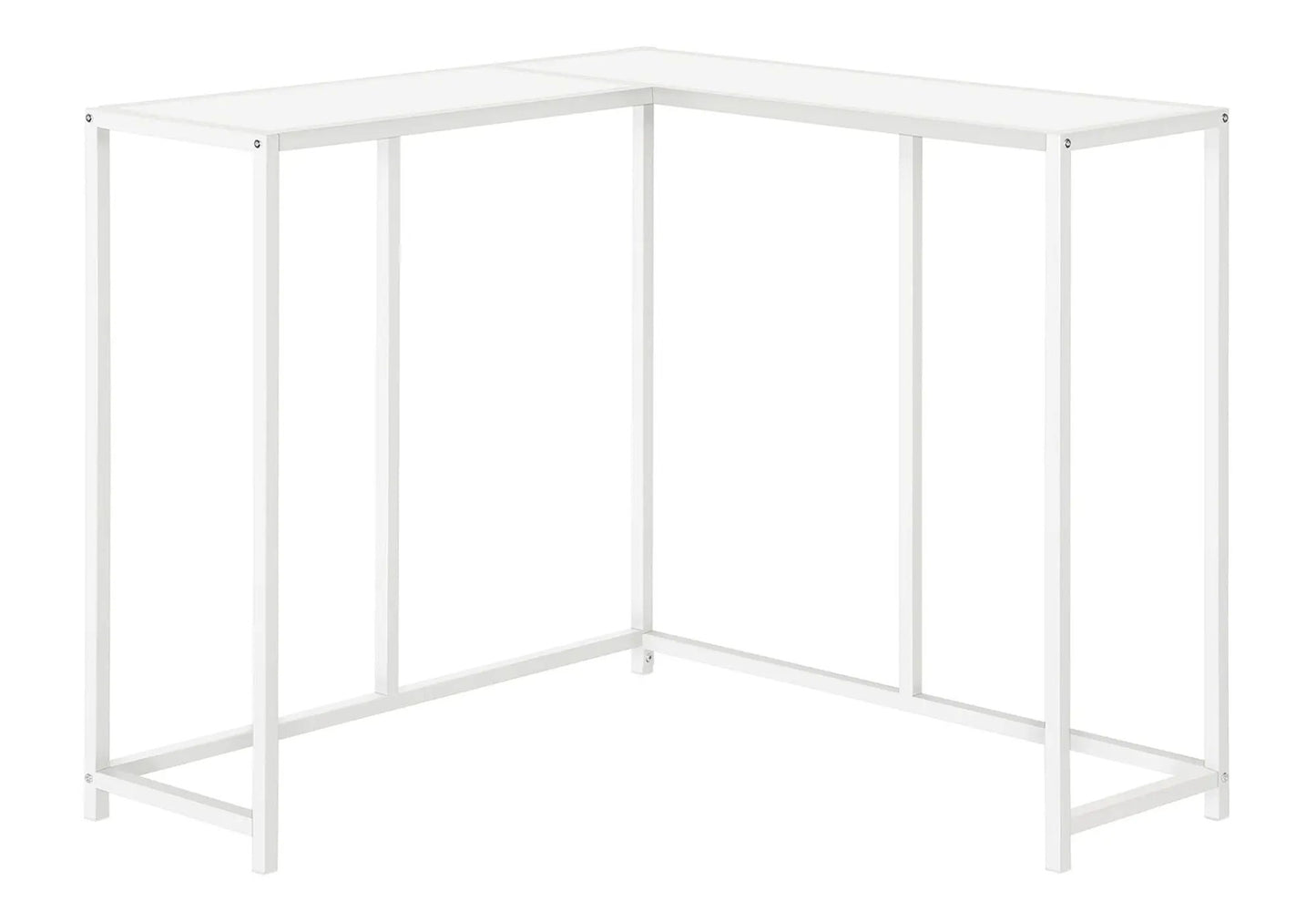 Corner Console Table With L Shaped Design