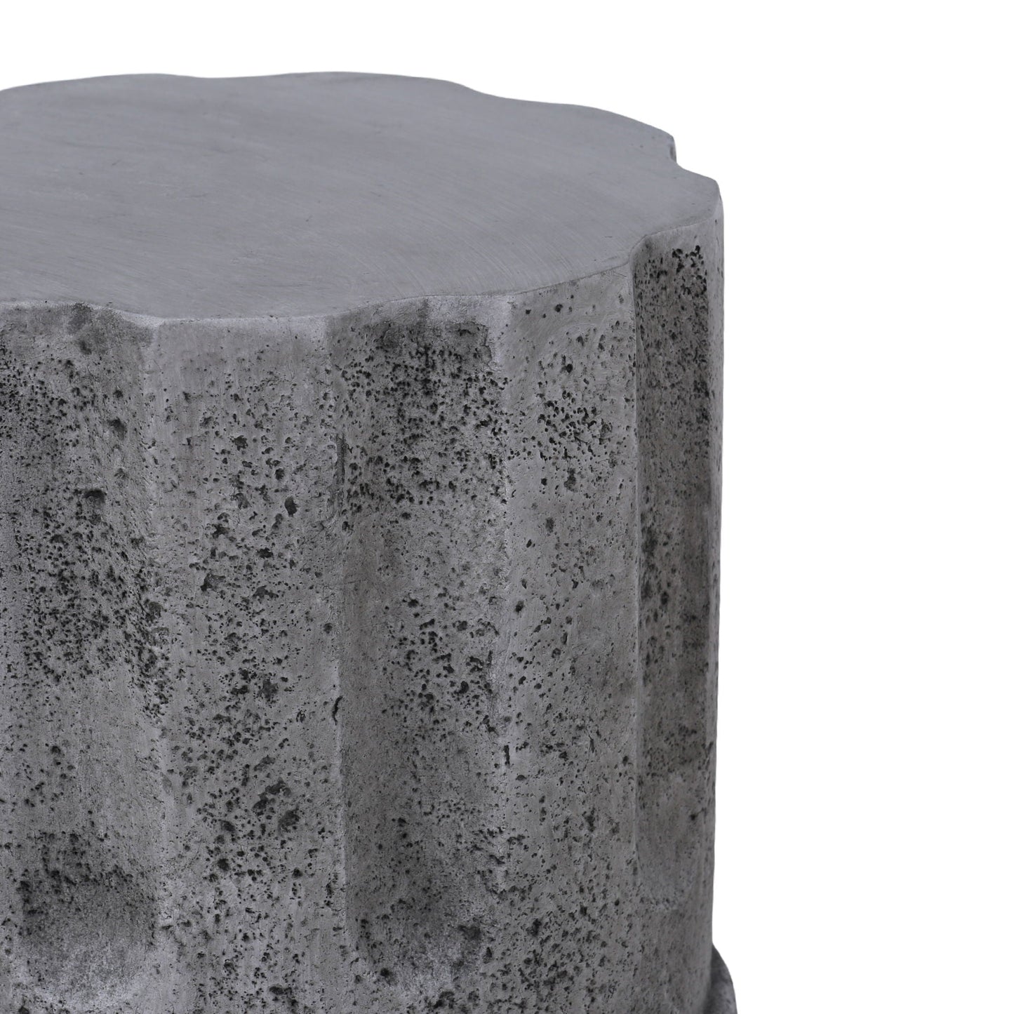 Modern Round Outdoor Side Table For Garden And Porch