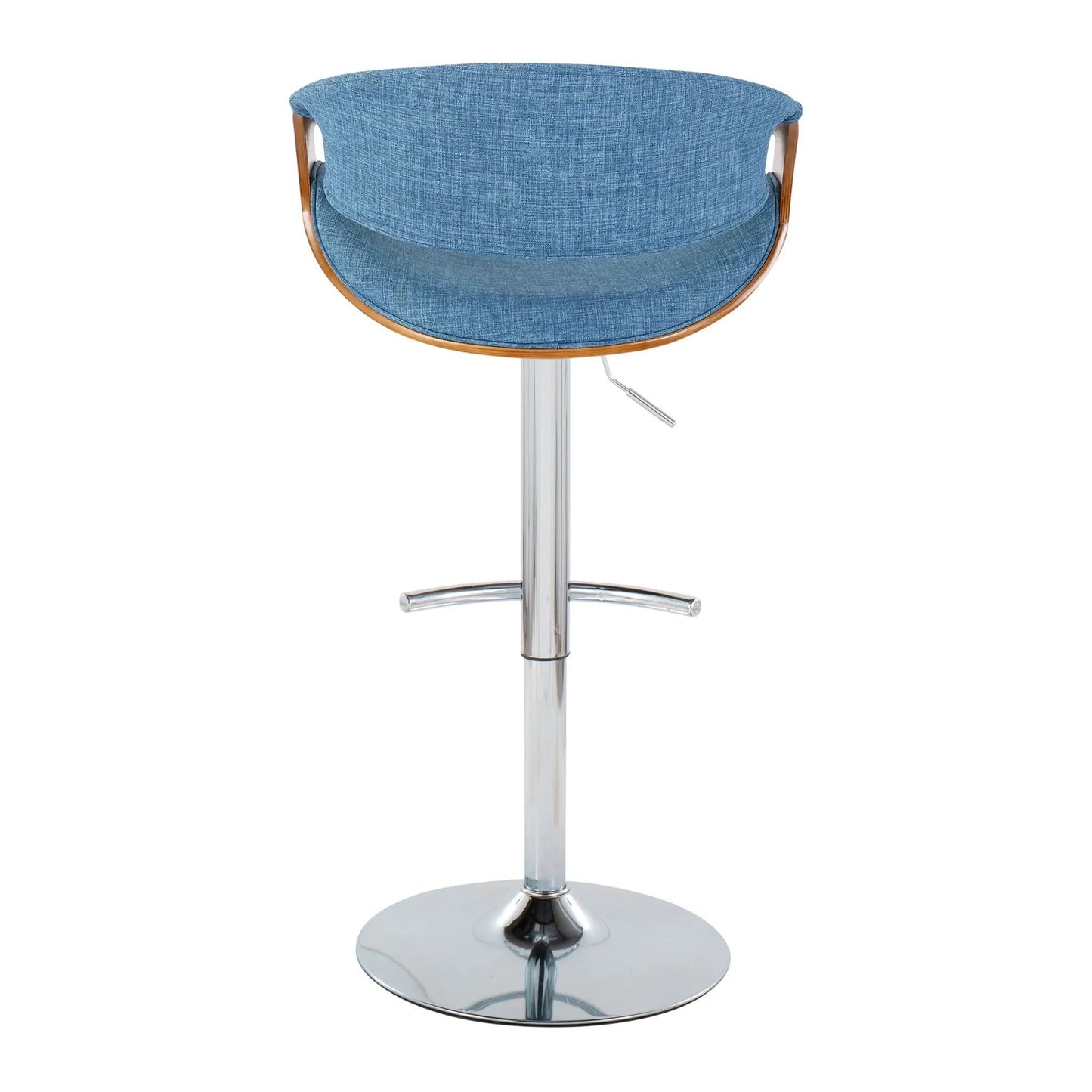Curvo Mid Century Barstool with Swivel Seat