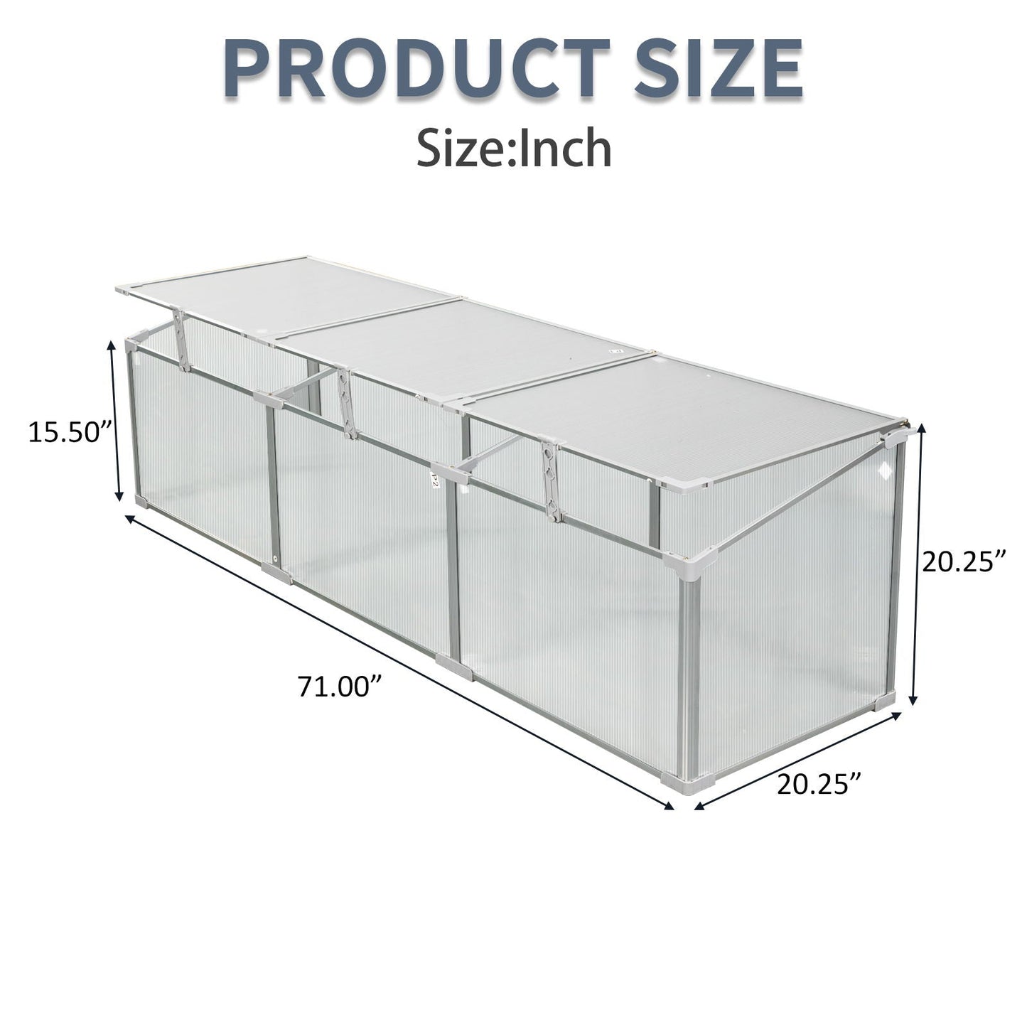 Indoor and Outdoor Polycarbonate Greenhouse