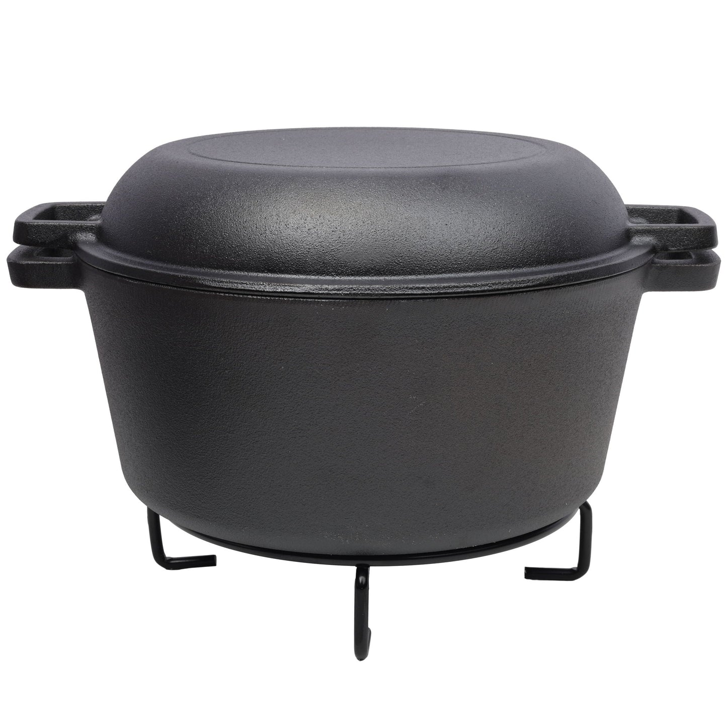 Pre Seasoned Cast Iron Dutch Oven and Skillet Lid