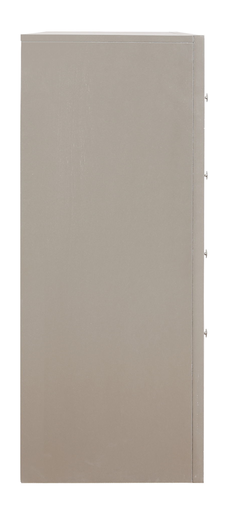 Marilla Dresser with molded resin fronts in taupe by HouseOfZazla, slim vertical storage on Tampa Home & Garden Store