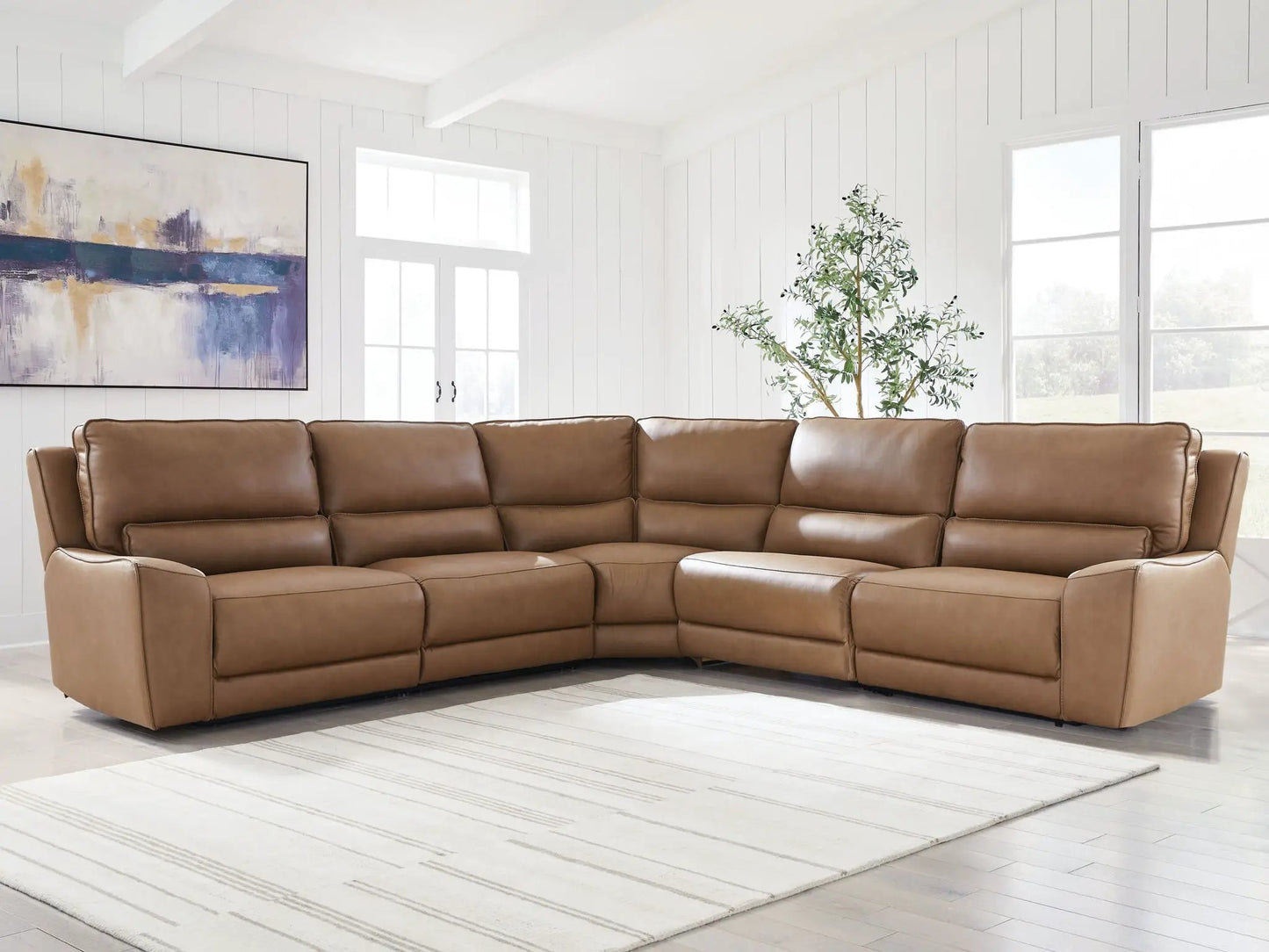 DeepWakes Power Reclining Sectional with Chaise