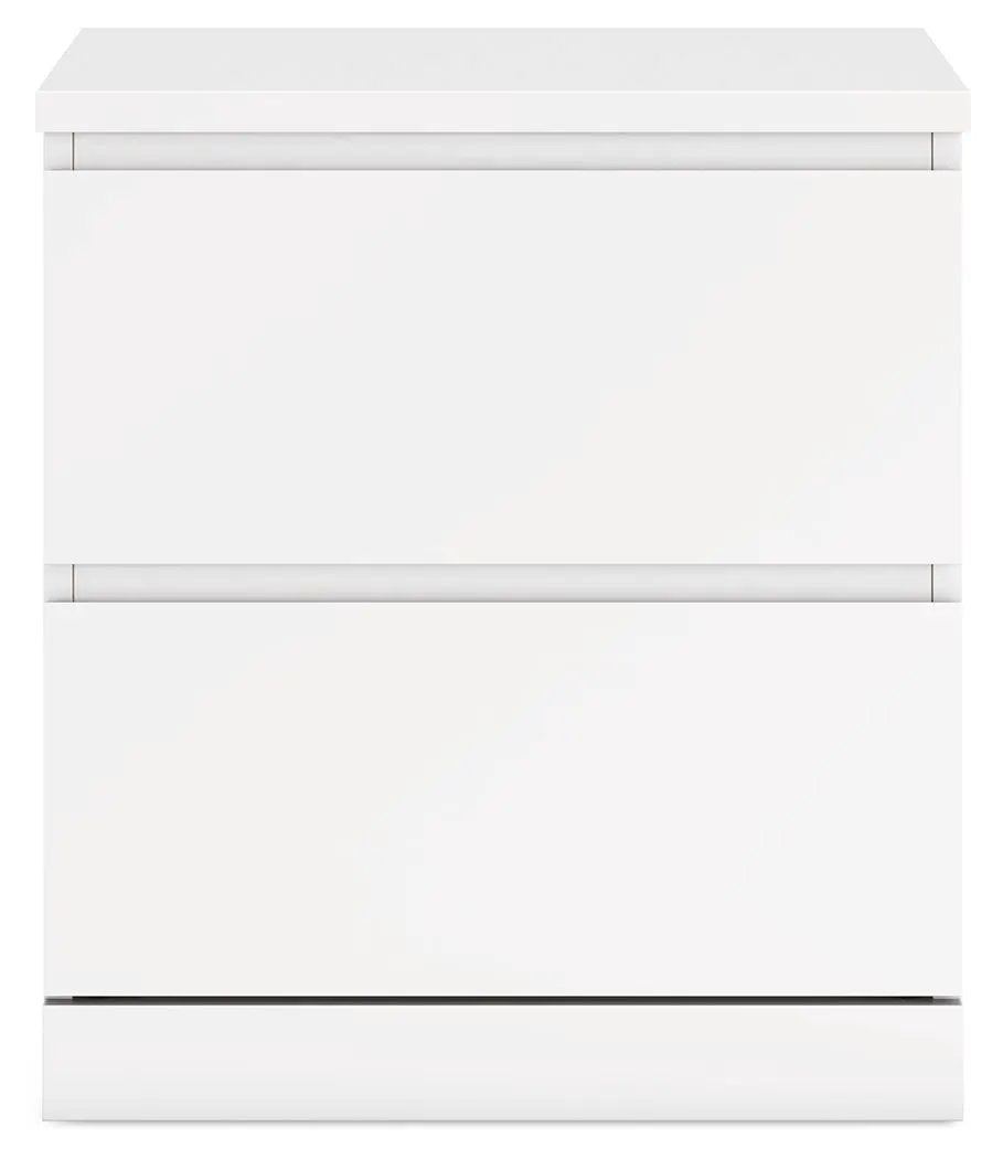 Onita two-drawer accent nightstand in white finish by Unique Piece Furniture on Tampa Home & Garden Store