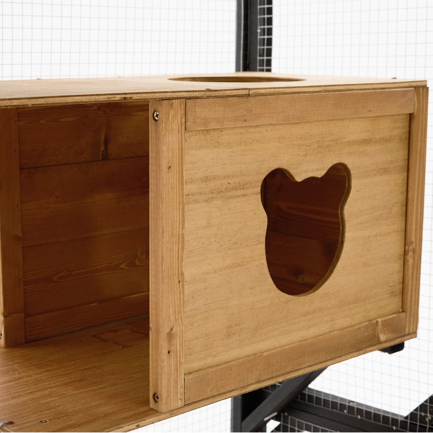 Multi Level Outdoor Cat Enclosure and Platform