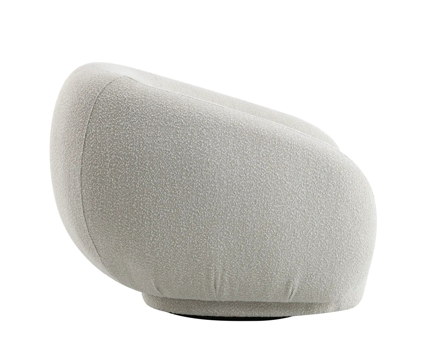 Isabel Chair Bouclé Upholstery with Swivel Base