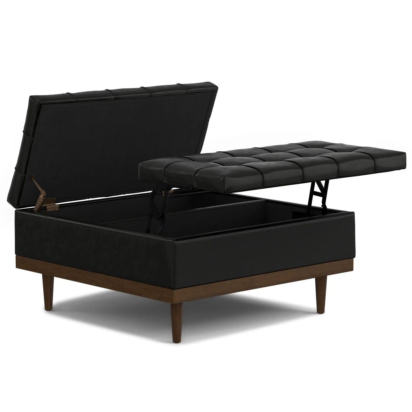 Mariah Upholstered Lift Top Table Storage Ottoman