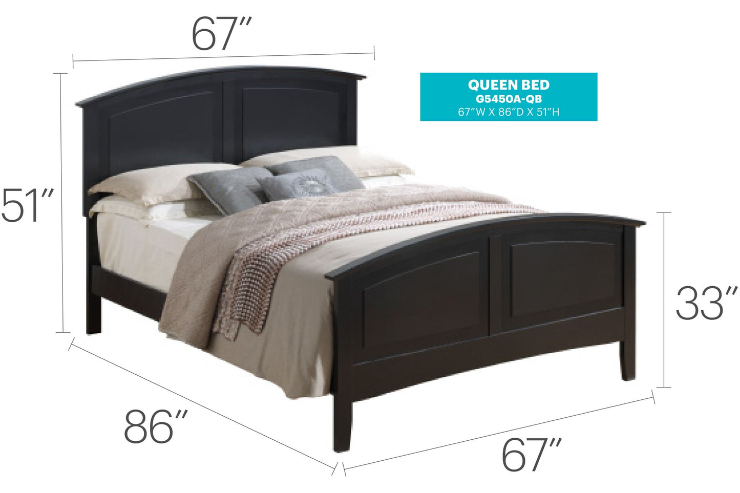 Modern Farmhouse Arch Bed With Real Veneers