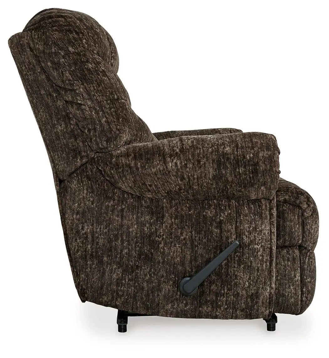 Movie Man Large Wall Recliner in Plush Upholstery