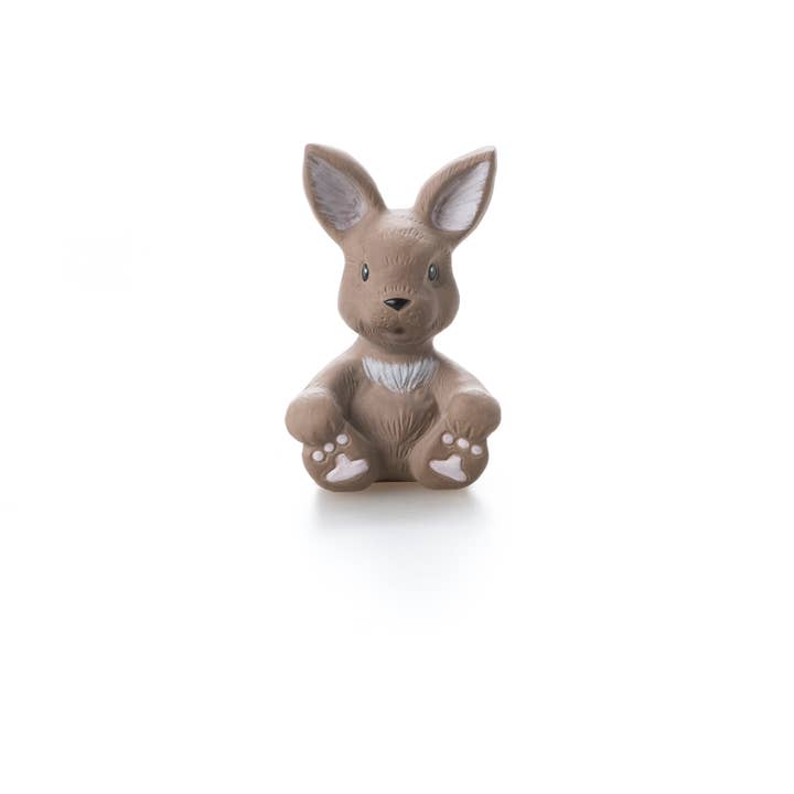 Nok Hare Spring Hare Figurine tan bunny with large ears sitting on Tampa Home & Garden Store