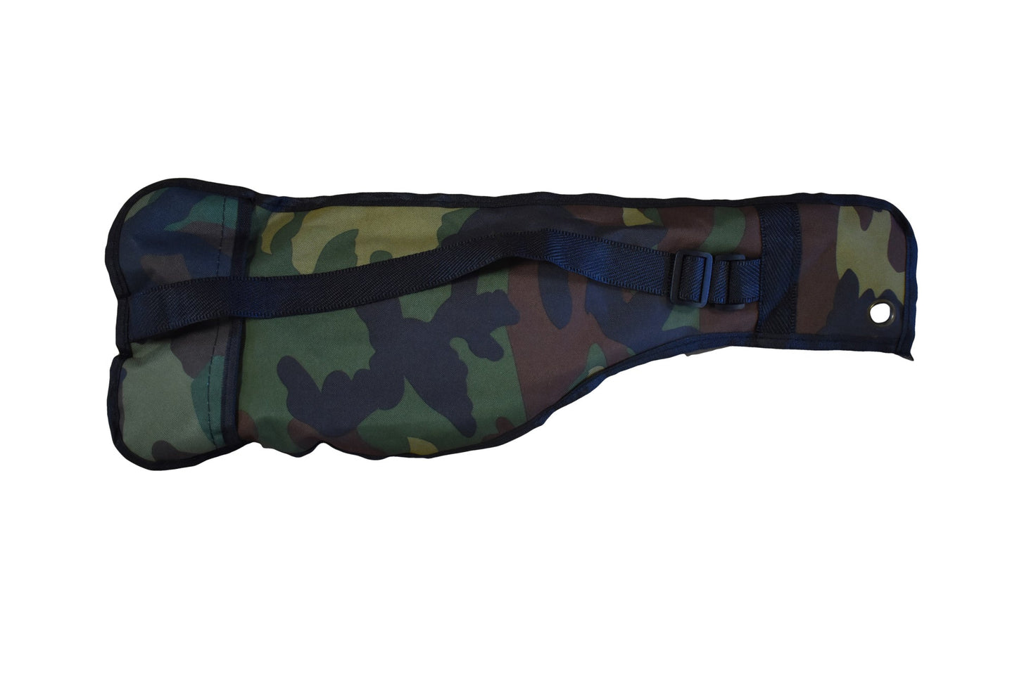 Fishing Kit camouflage roll case with blue adjustable strap River Country Gear on Tampa Home & Garden Store