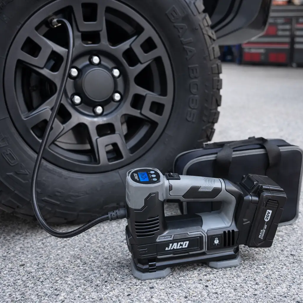 20V Cordless Tire Inflator Air Compressor | with 3.0Ah Max Lithium-Ion Battery - Tampa Home & Garden Store