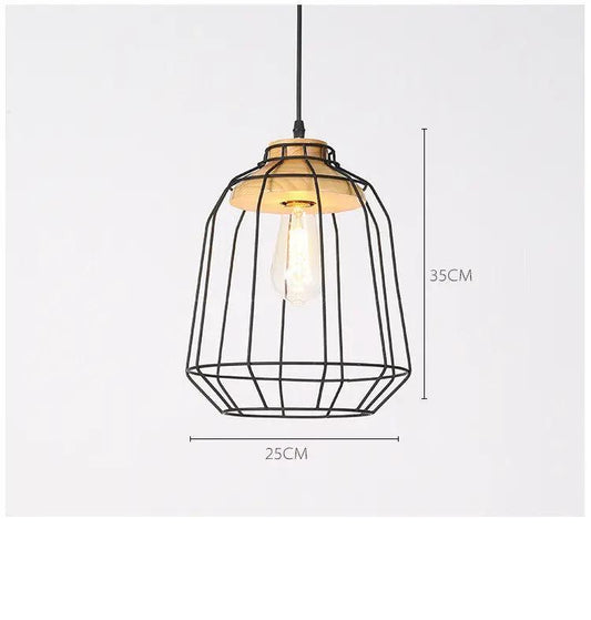 Flower and Grass Chandeliers Plant Lights Decorbites black metal cage 25cm wide 35cm high on Tampa Home & Garden Store