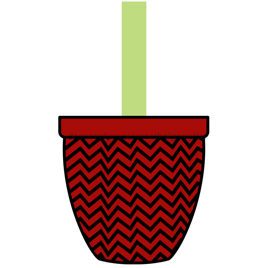 Attachement de couronne de fleurs, panneau en bois de pot de fleurs, DECOE-W-90022, cintre de porte de 19 pouces