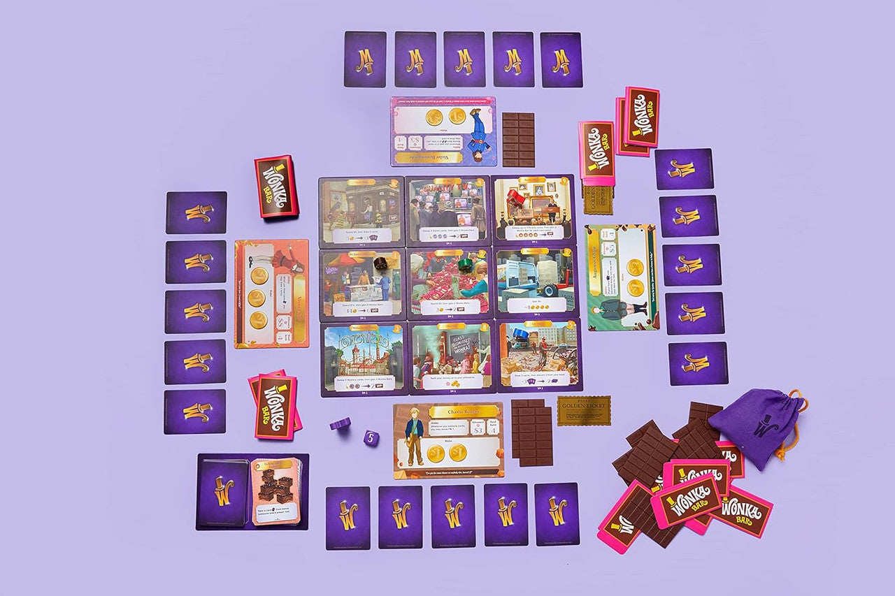 Le jeu de société Le Ticket d'Or de Willy Wonka