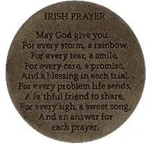 Wooden Irish Prayer Tree of Life pocket token by The Country Christmas Loft, blessing charm on Tampa Home & Garden Store