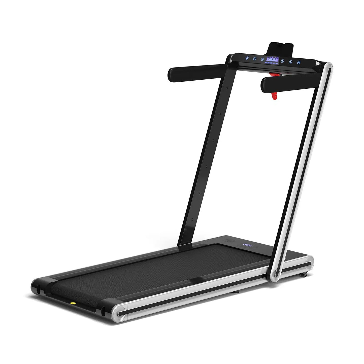 2-in-1 folding treadmill with dual LED display, black frame on Tampa Home & Garden Store