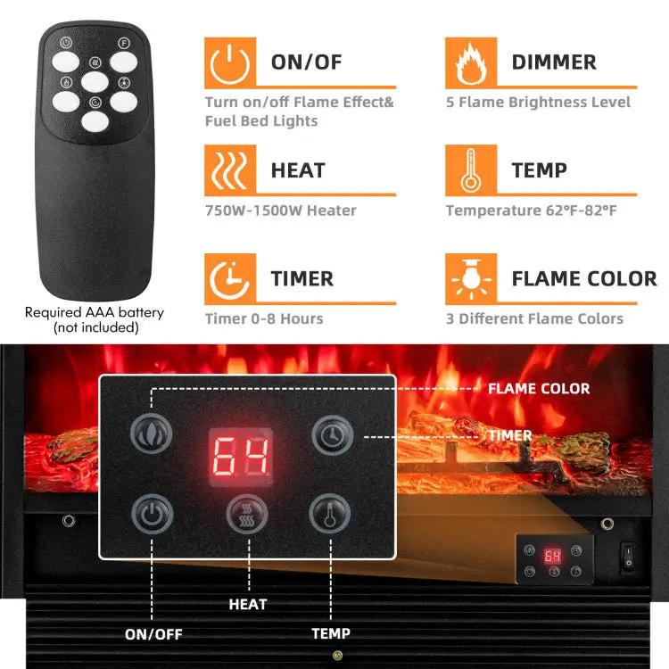 28.5" Recessed Electric Fireplace - Tampa Home & Garden Store
