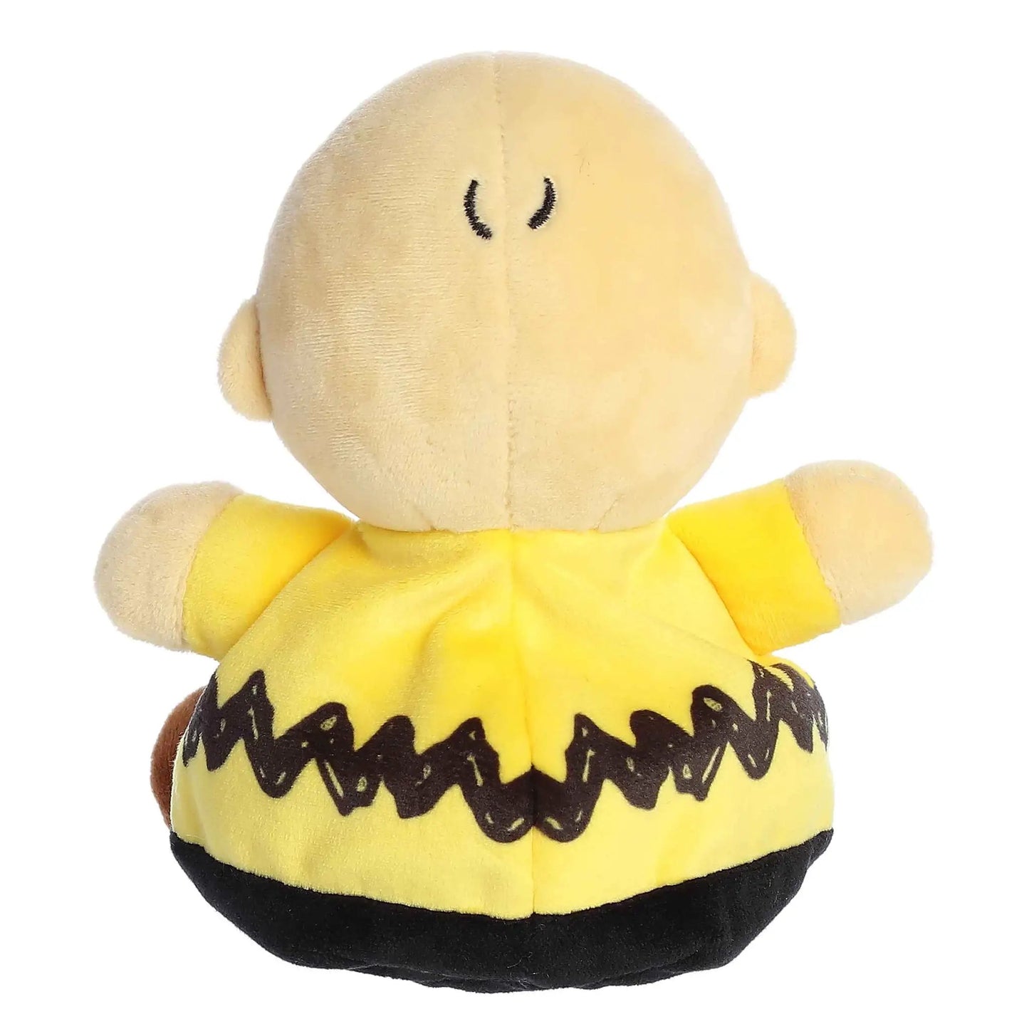 Charlie Brown Palm Pal plush toy yellow body with black zigzag shirt 5 inch on Tampa Home & Garden Store