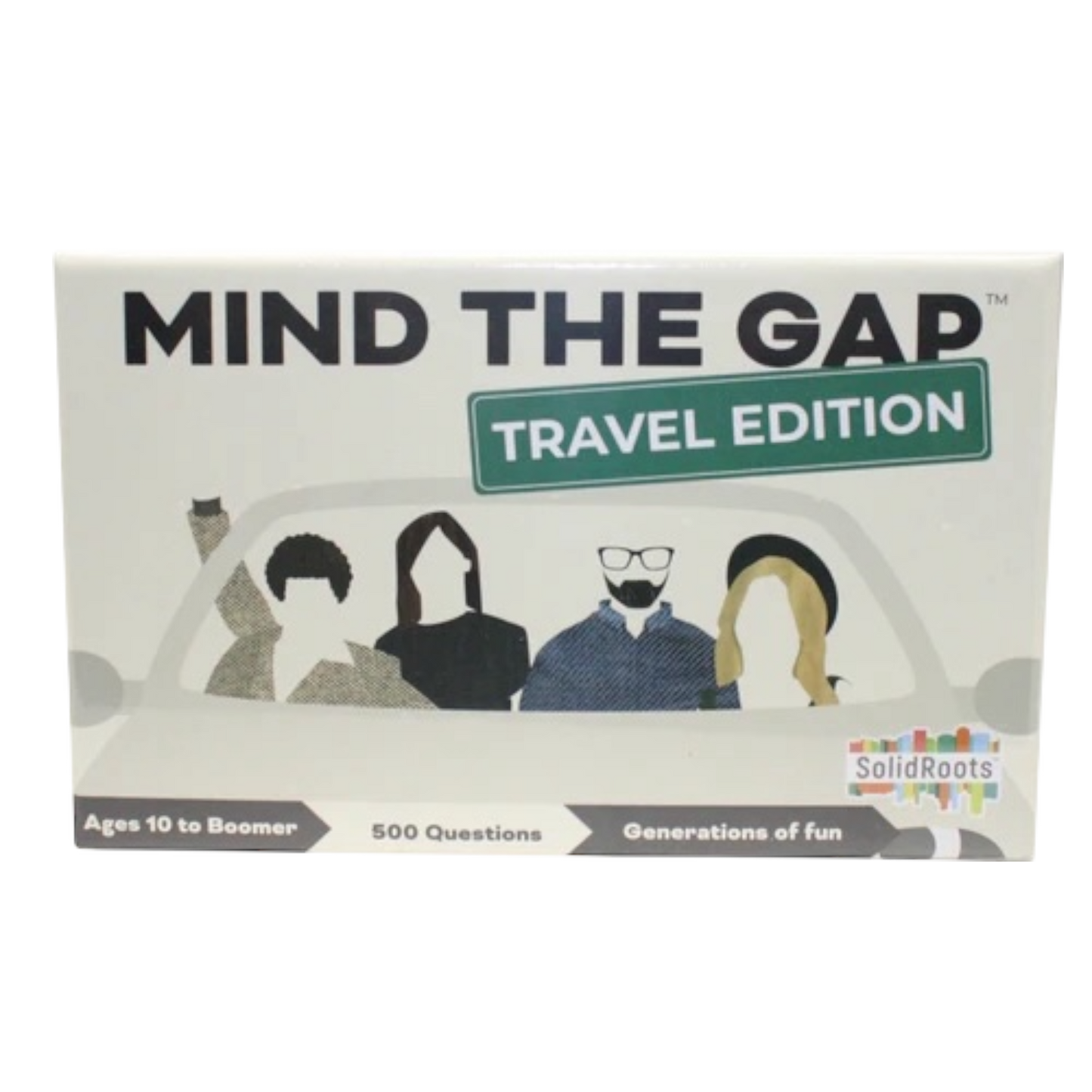 Mind the Gap Travel Edition trivia card game 500 questions SolidRoots on Tampa Home & Garden Store