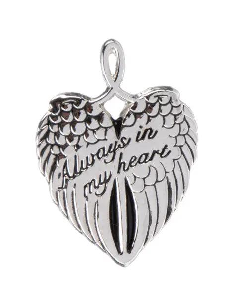 In Memorial Angel Wings Charm - Tampa Home & Garden Store