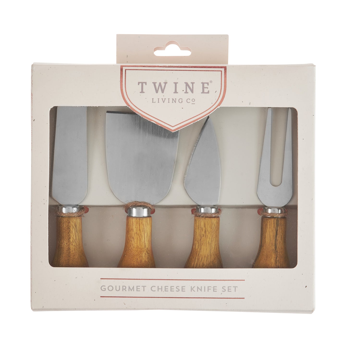Gourmet Cheese Knife Set and Four Wood Handles
