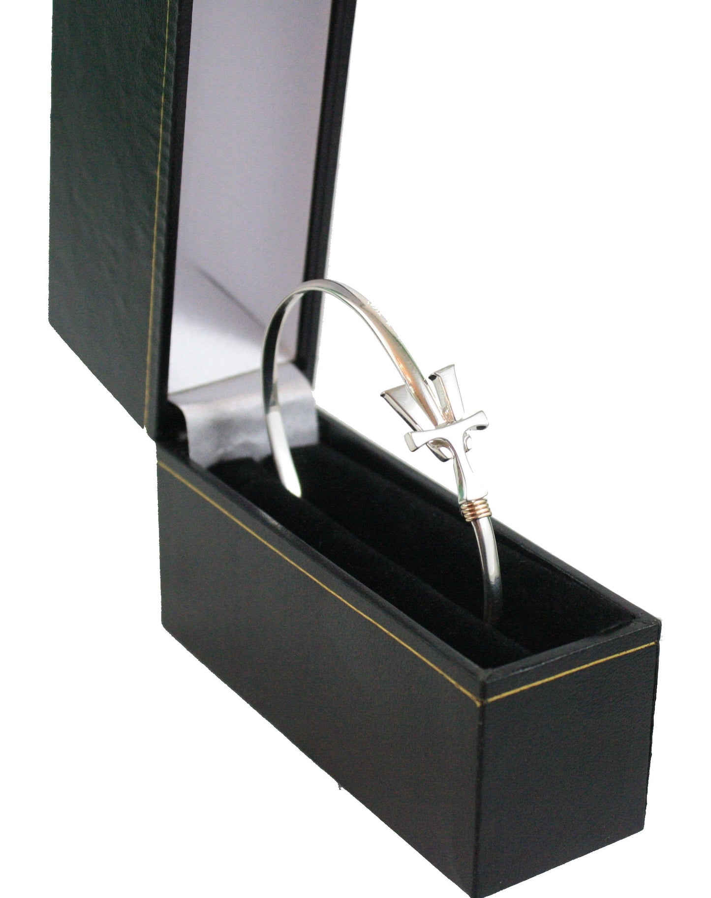 Vermont Hook Bracelet Silver - 3mm Band - 6 Inch