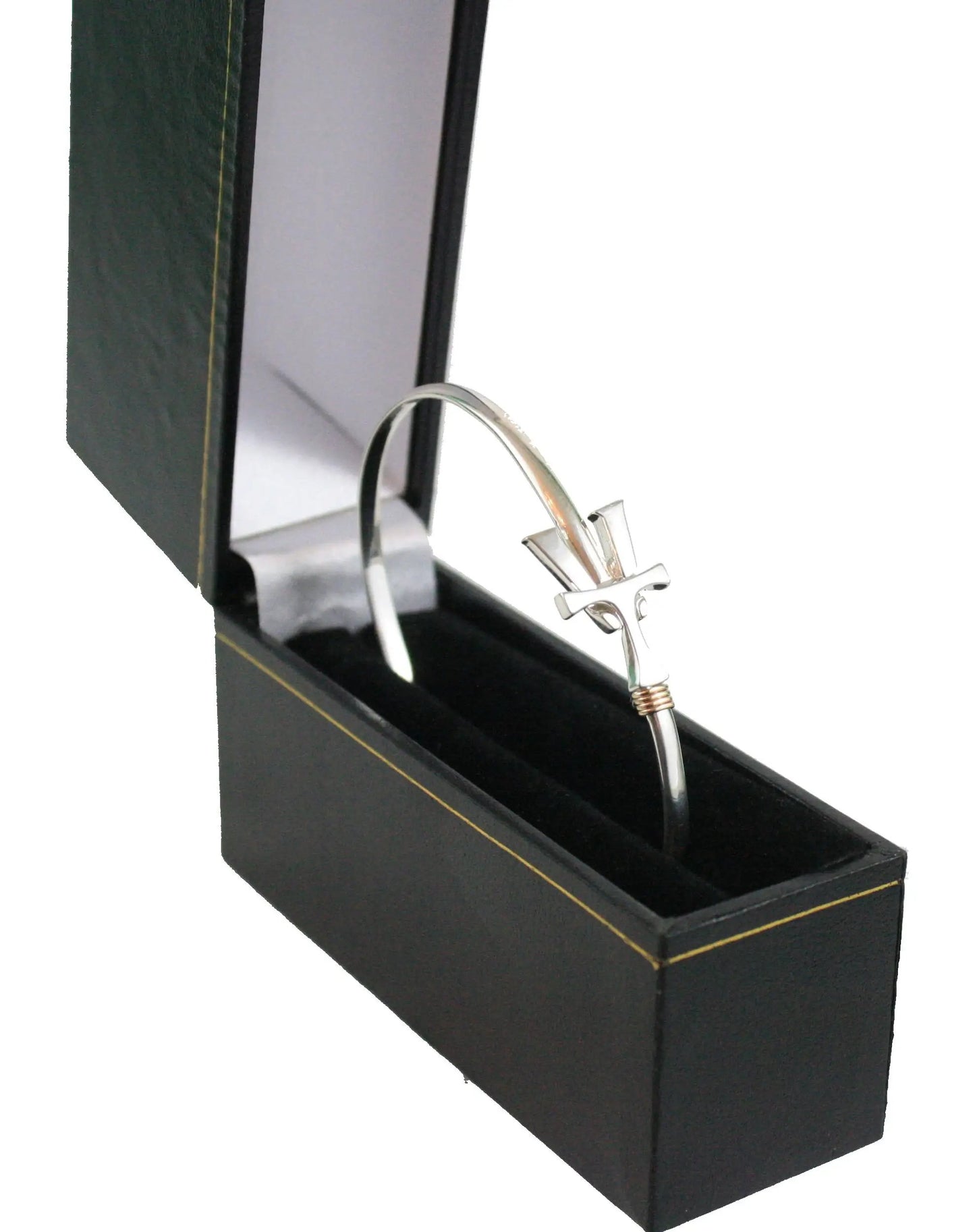 Vermont Hook Bracelet Silver 3mm band, 6 inch length, The Country Christmas Loft on Tampa Home & Garden Store