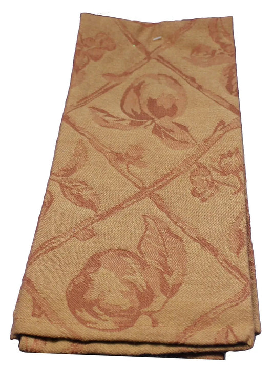 Orchard Gold Collection Kitchen Towel, pure cotton, copper damask pattern on Tampa Home & Garden Store