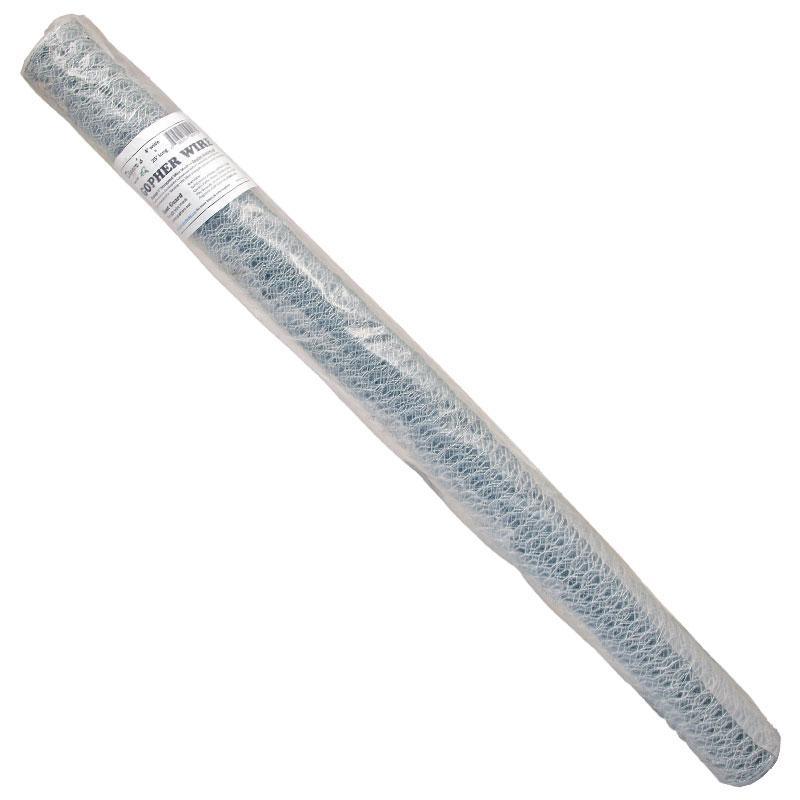 Grow Organic Gopher Wire Double Dip roll 4x25 galvanized mesh pest control on Tampa Home & Garden Store