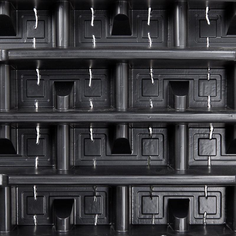 Bandeja de transporte: maceta de plástico de 2" cuadradas (capacidad para 32 macetas)