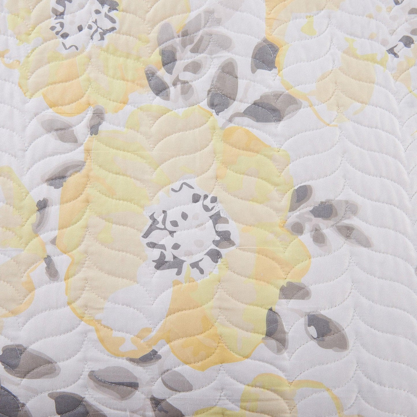 Helene Collection Floral Quilt Set with Shams