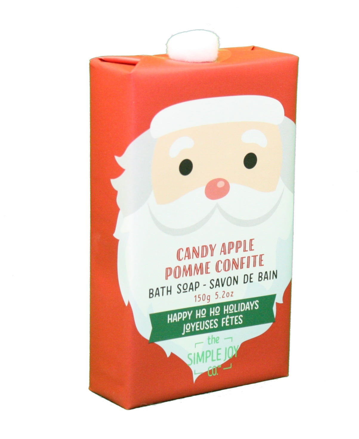 Candy Apple Santa Bath Soap gift set red Santa wrapper 150g 5.2oz Country Christmas Loft on Tampa Home & Garden Store