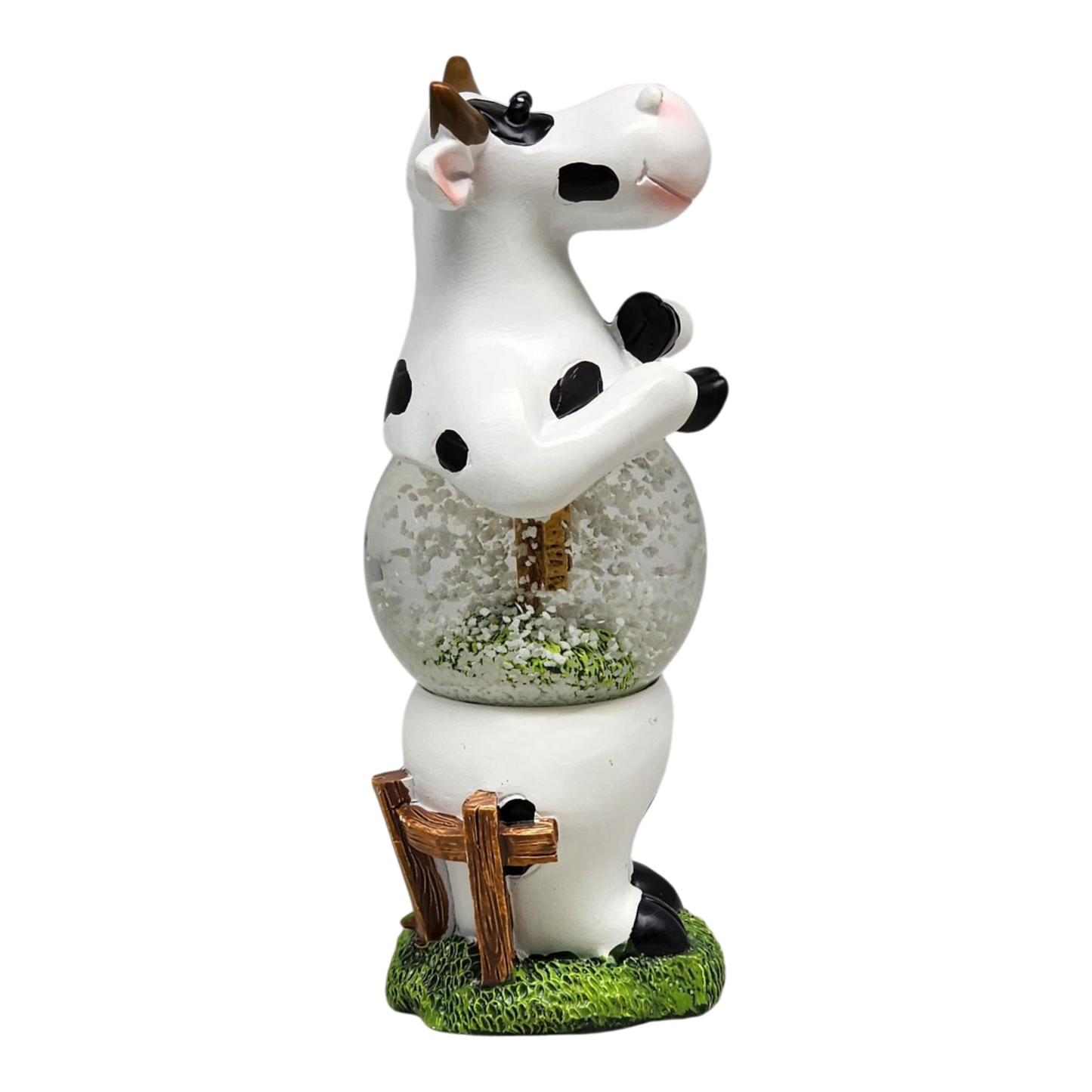 Boule à neige vache debout