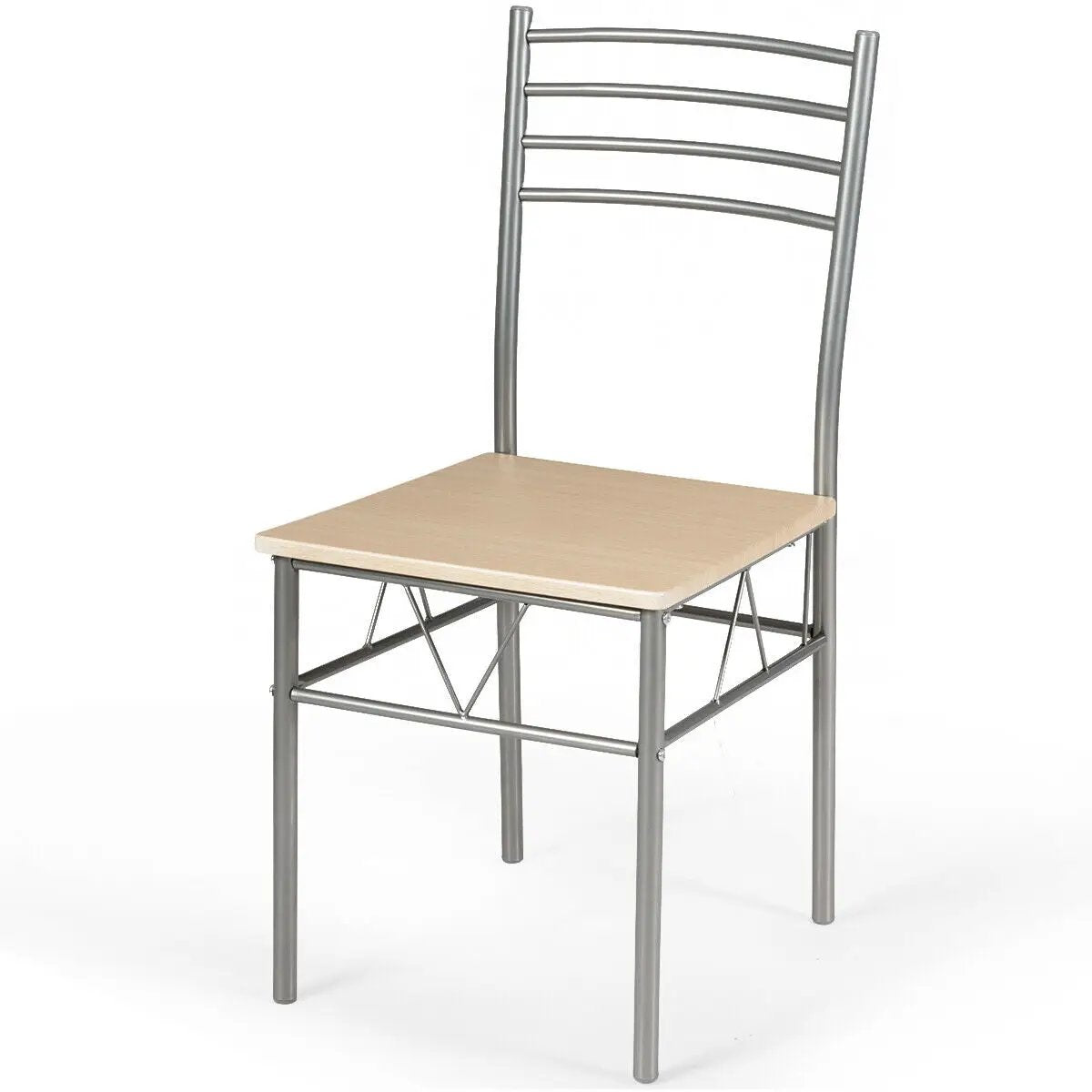 5 Pieces Dining Set Glass Table and 4 Chairs - Tampa Home & Garden Store