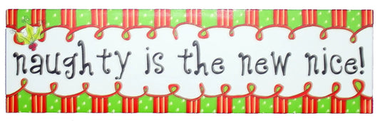 Vinyl holiday car magnet bright and colorful red-green border by The Country Christmas Loft magnets on Tampa Home & Garden Store
