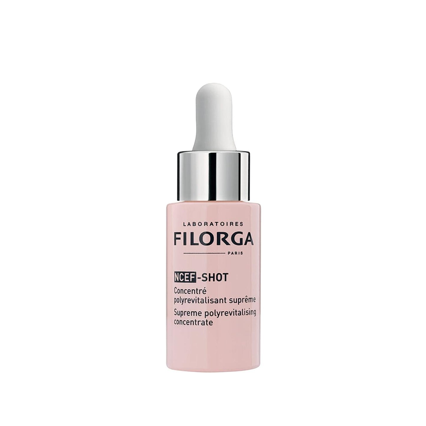 Face serum Filorga NCEF-SHOT pink bottle with white dropper cap, 15ml by Beauty Care Bag on Tampa Home & Garden Store