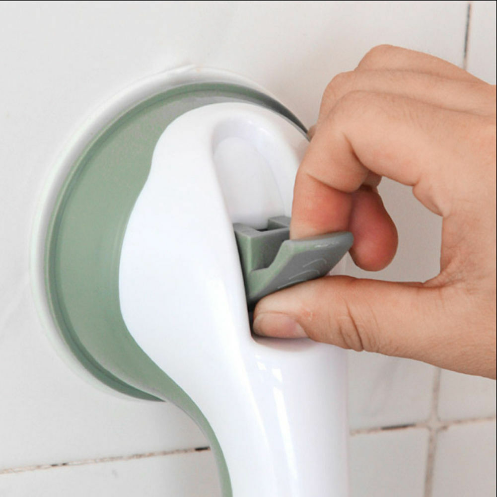 Compact And Sturdy Suction Cup Bathroom Grab Bar
