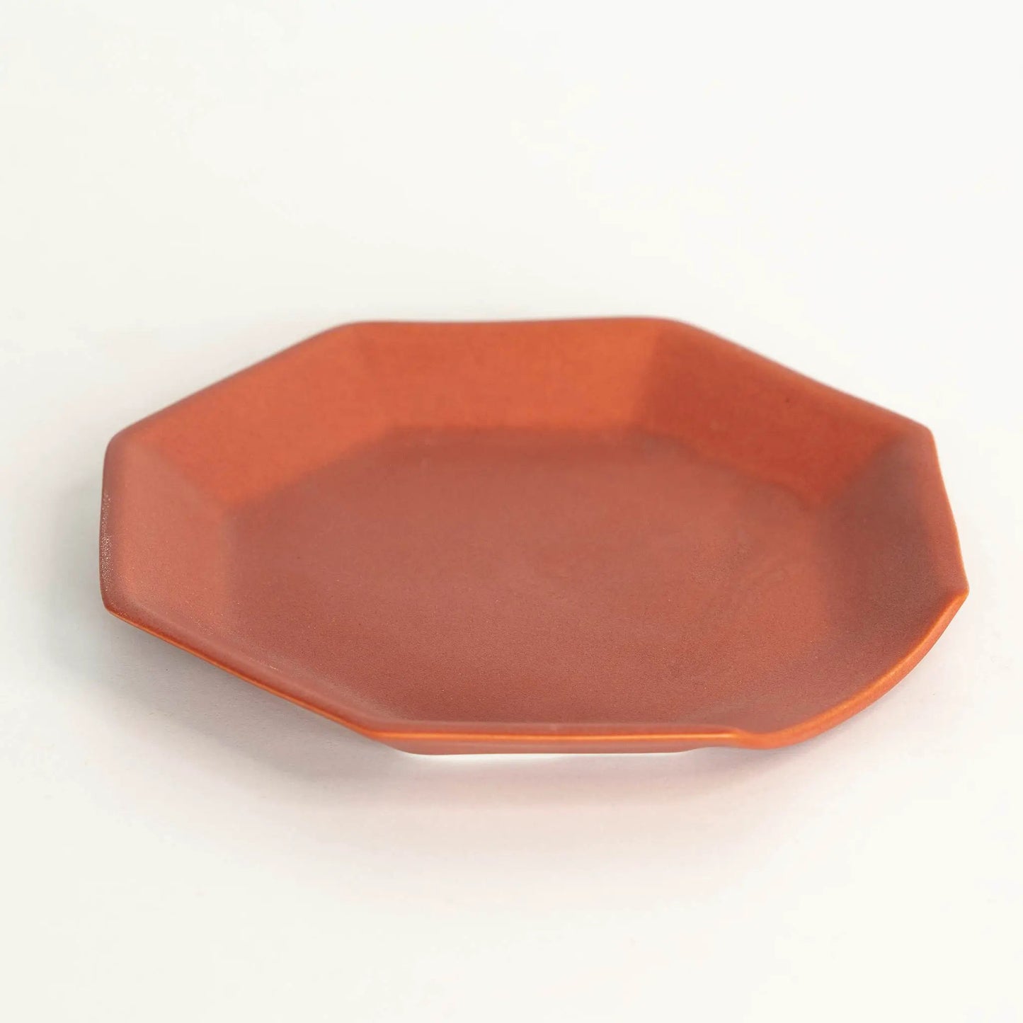 Handmade porcelain spoon rest terracotta orange Ember Collective, kitchen utensil holder on Tampa Home & Garden Store