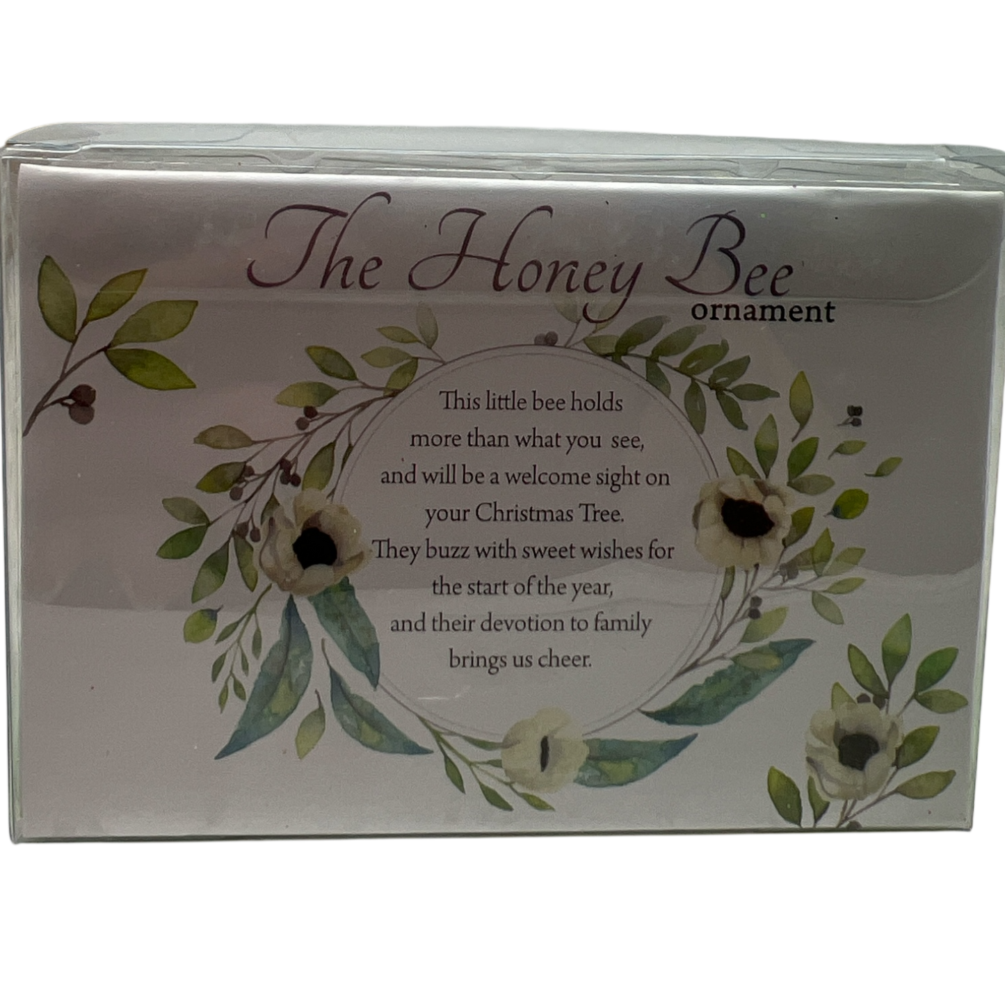 Honey Bee Hanging Ornament in black and gold by The Country Christmas Loft on Tampa Home & Garden Store