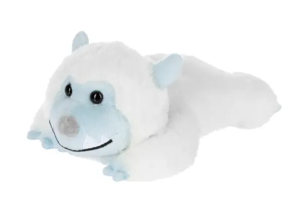 Li'l Peanut Yeti plush stuffed animal, white with light blue face, 6.5 in, Country Christmas Loft on Tampa Home & Garden Store