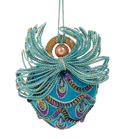 Adorno de hada de pavo real -