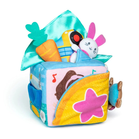 Ms Rachel Surprise Learning Box for Babies soft plush activity toy with carrot bunny on Tampa Home & Garden Store