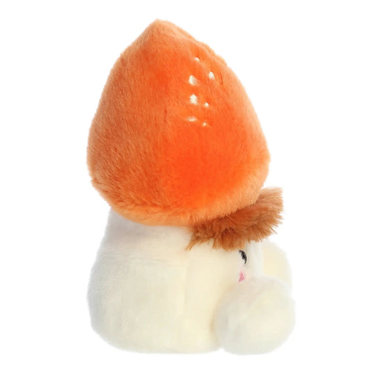 Fabian Fluffy Mushroom Palm Pal plush orange cap with white stem on Tampa Home & Garden Store