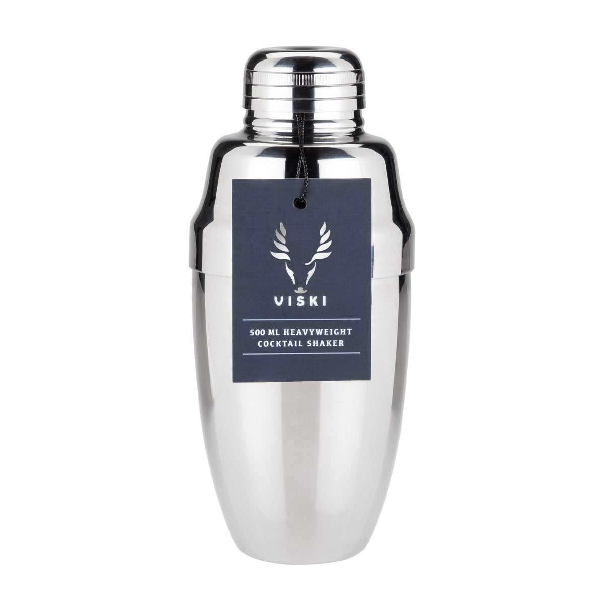 Harrison Heavyweight Cocktail Shaker by Viski, chrome finish on Tampa Home & Garden Store