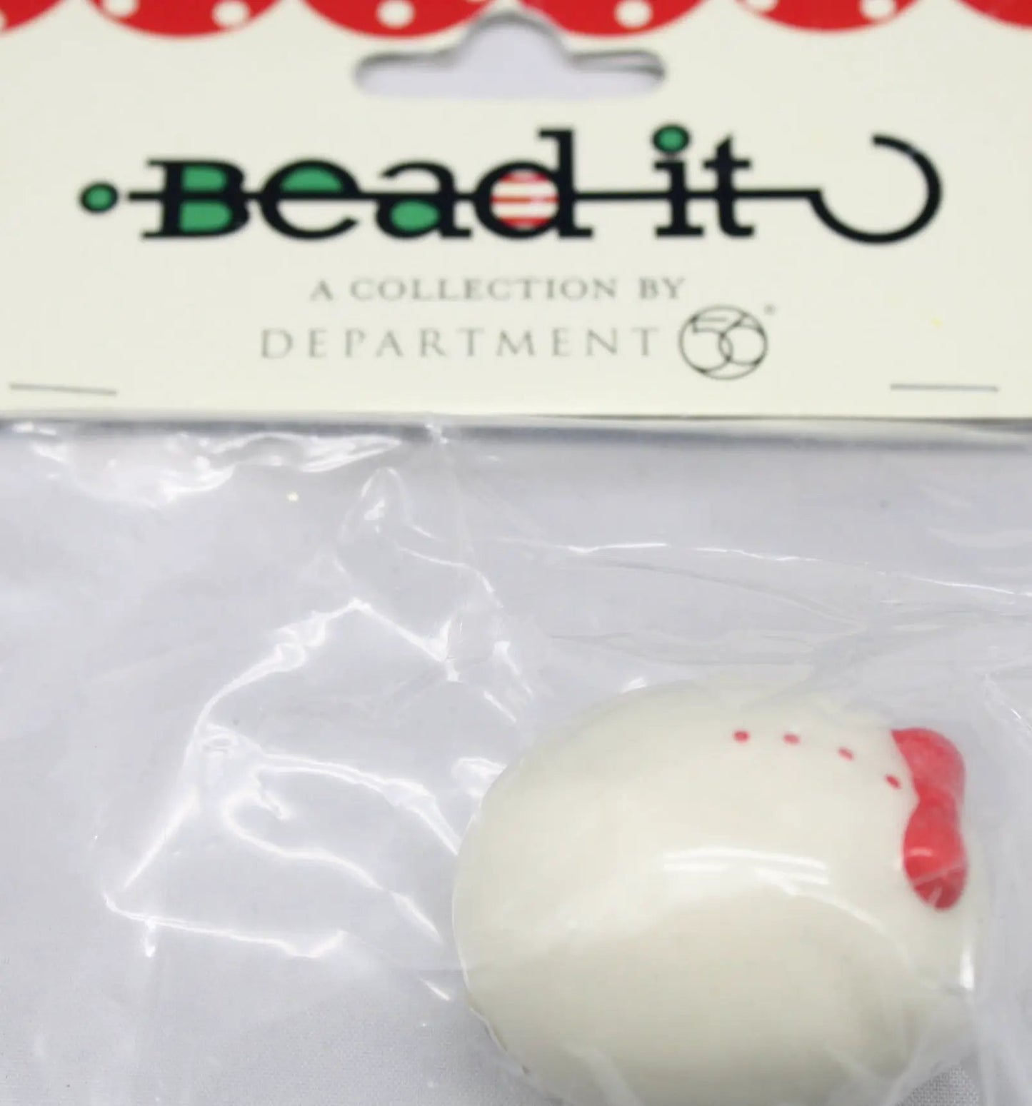 Bead It Bead Body Snowman Ornament Kit in clear packaging with red scarf on Tampa Home & Garden Store