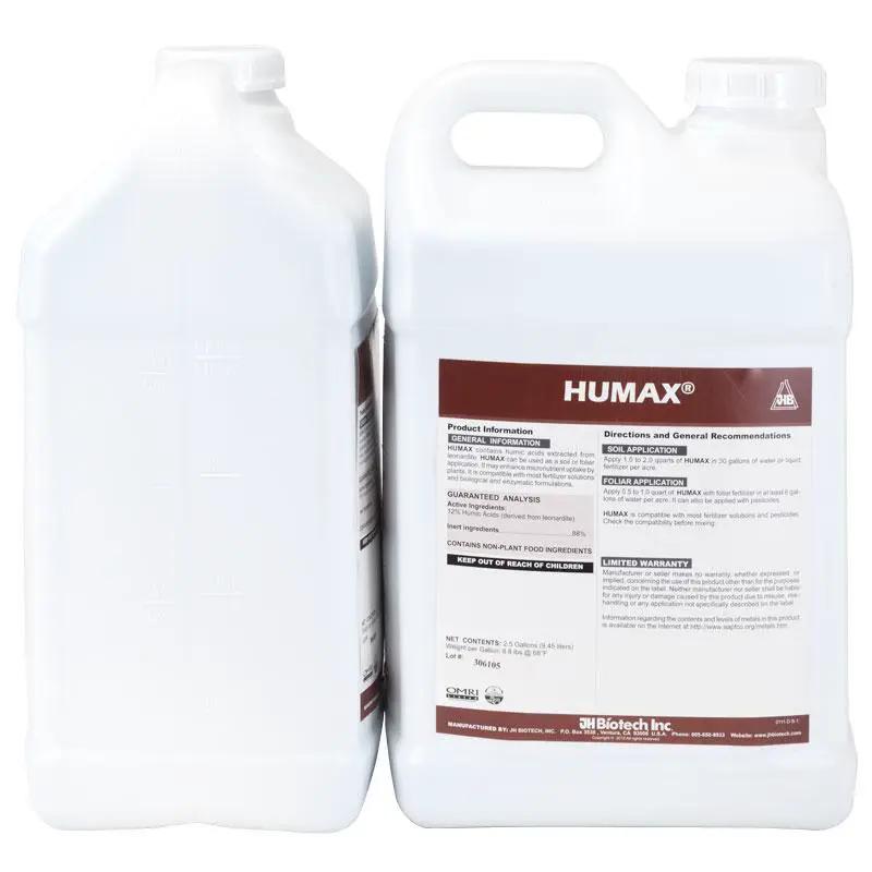 Humax Humic Acid for Soil and Foliar Use pest control 2-pack white 5-gallon jugs Grow Organic on Tampa Home & Garden Store